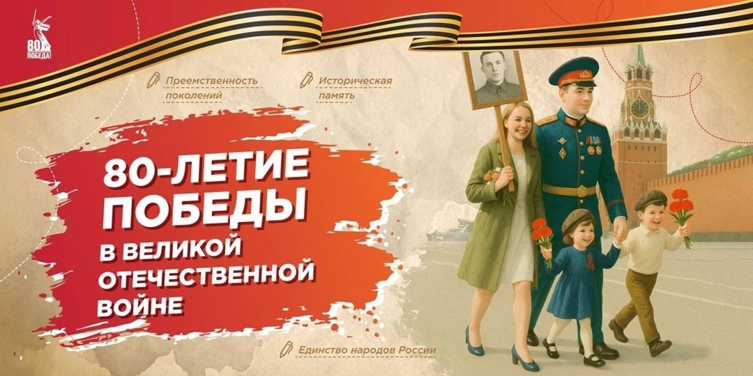 Урок, посвящённый 80-летию Победы в Великой Отечественной войне.